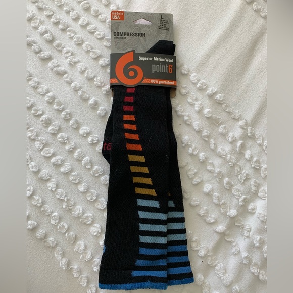 Point 6 Superior Merino Wool Compression Socks - Picture 1 of 4